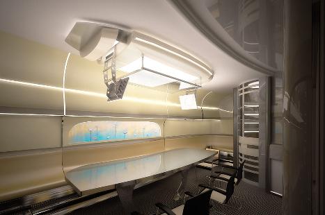 Проект на конкурс дизайна каюты капитана от ОСК 2010